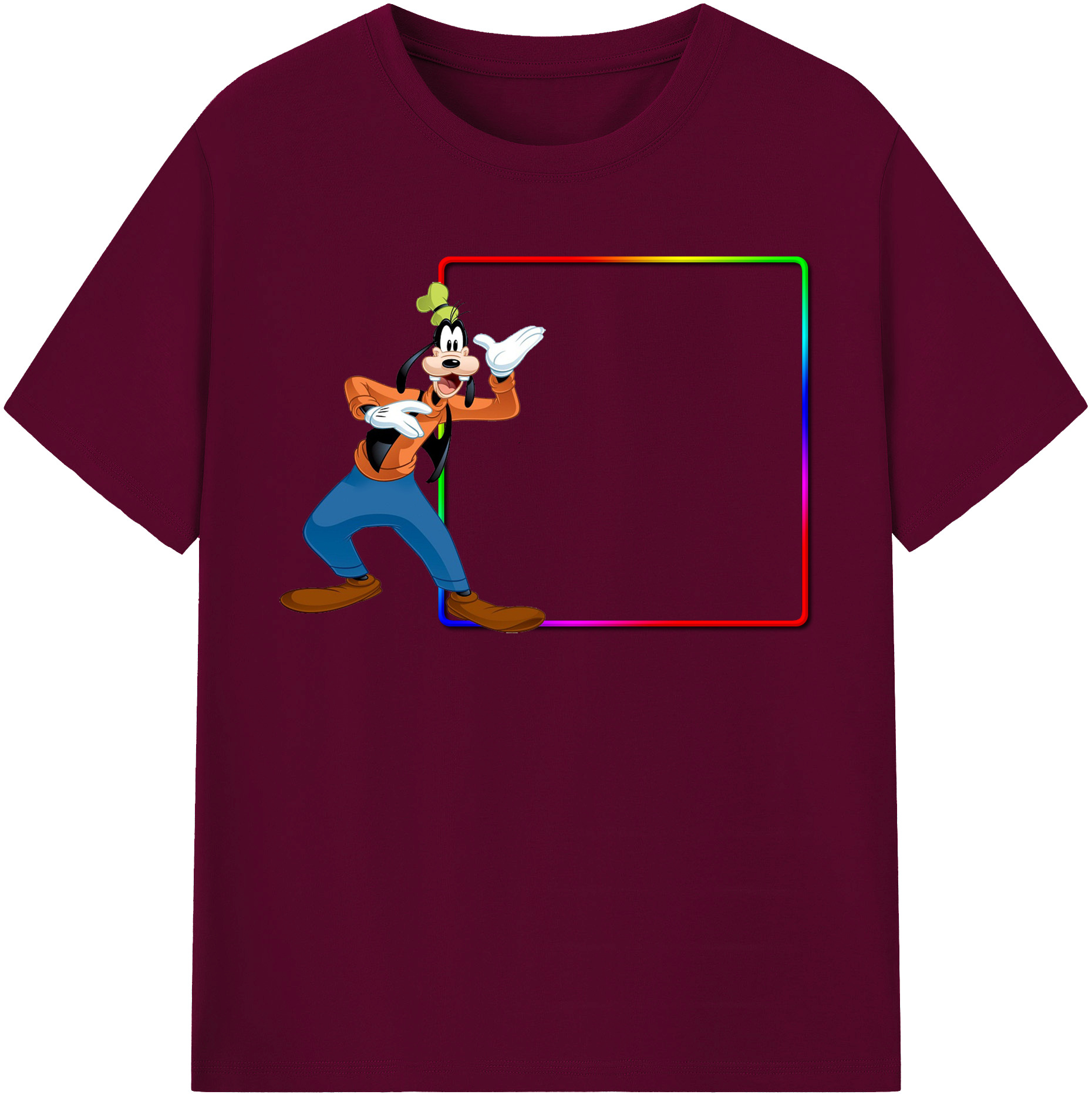 （画像用） ミッキーマウス Mickey Mouse レディースカジュアルプリントTシャツ（綿100％）